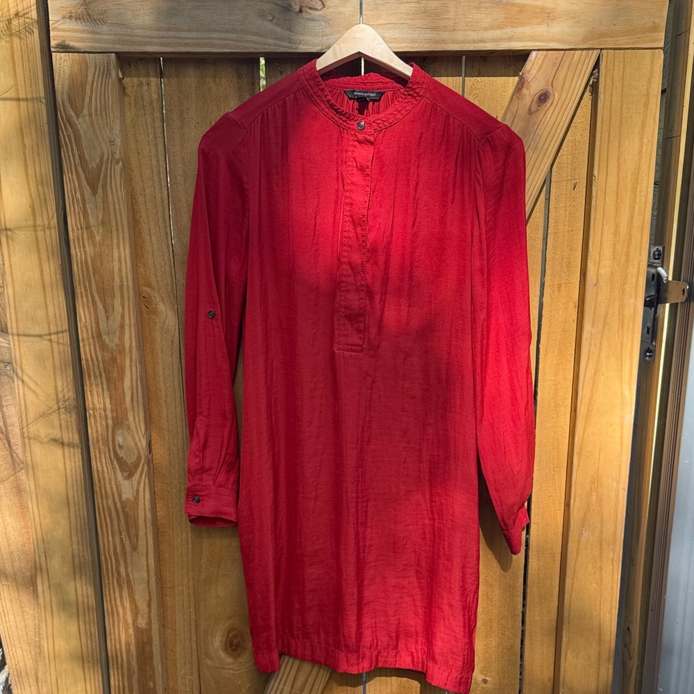 Banana Republic Long Sleeved Shirt Dress